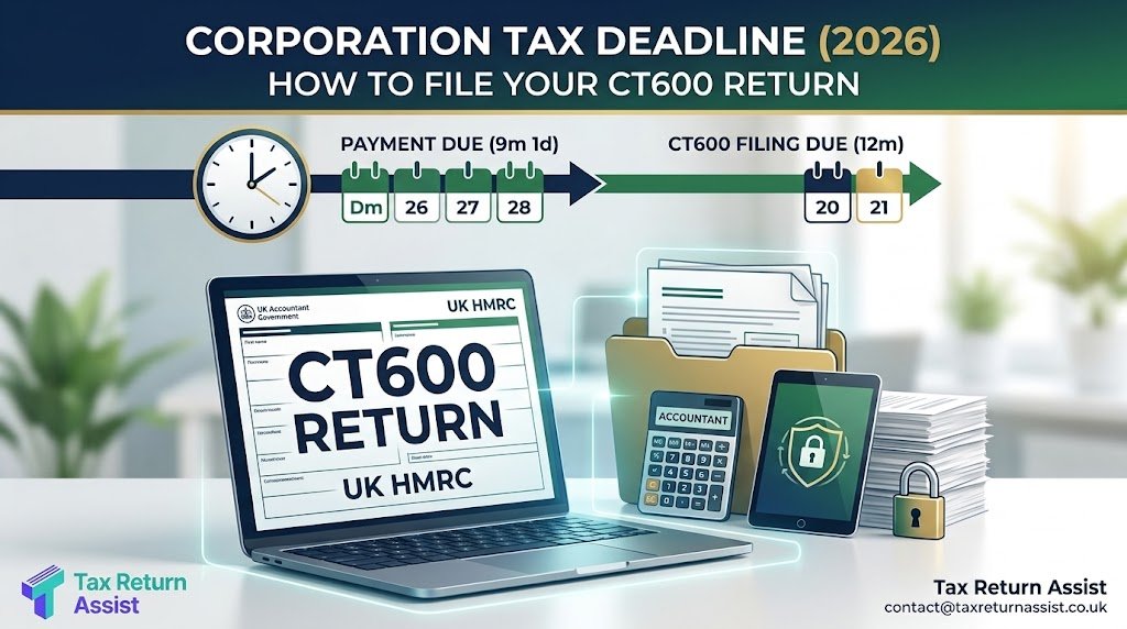 When is the corporation tax return deadline, and how do you file?